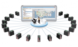 Software de administración centralizado equipos industriales - SmartView